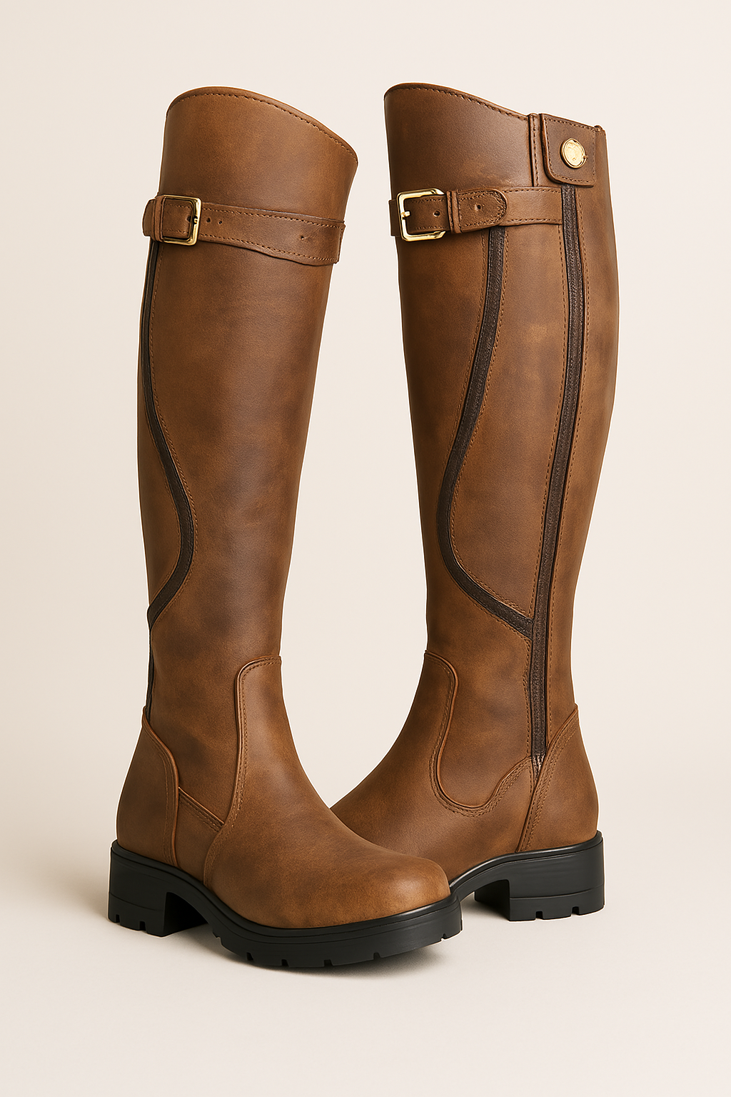 Women's Knee High Flat Boots - VibreMode