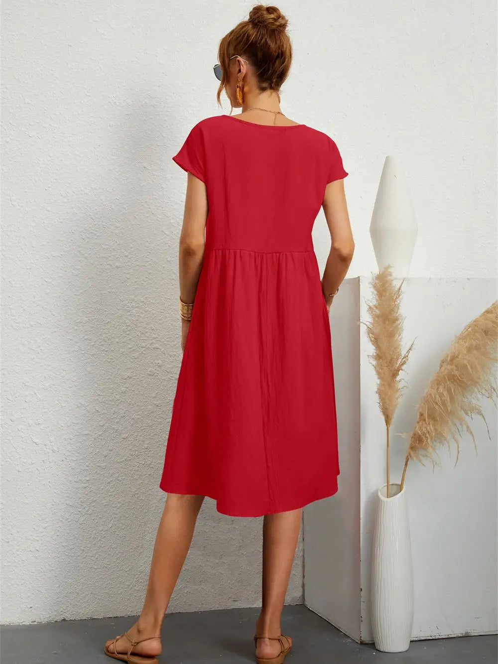 Women's Casual Pocket Dress Everyday Comfort