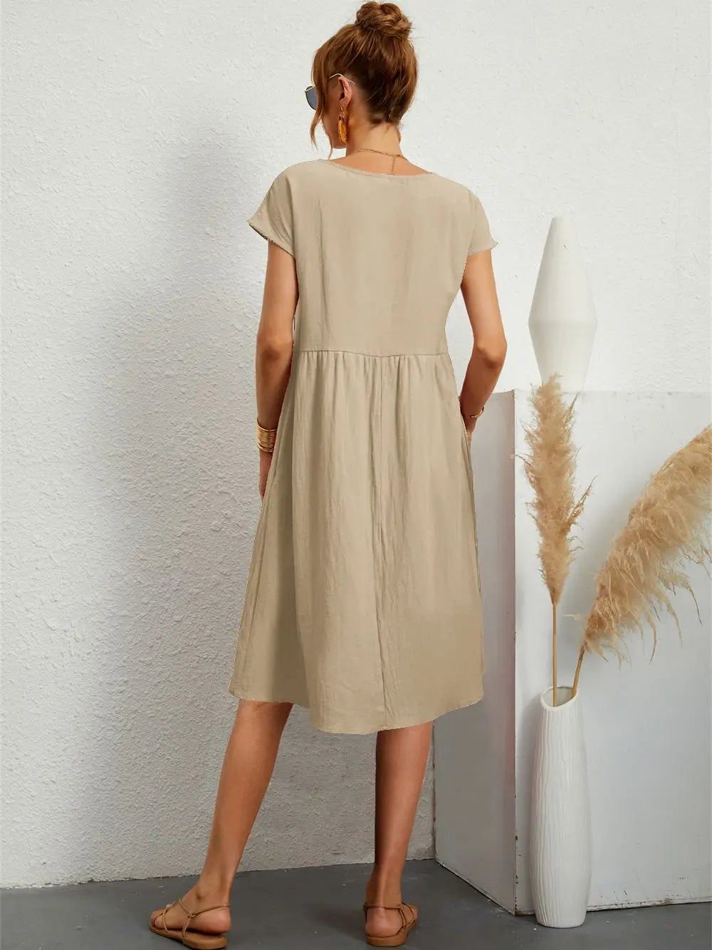 Women's Casual Pocket Dress Everyday Comfort