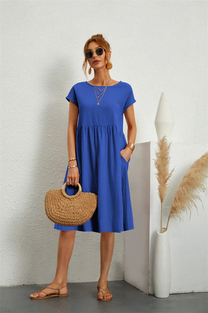 Women's Casual Pocket Dress