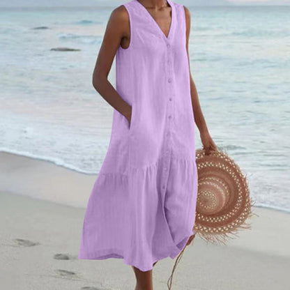 Lynne Women's Sleeveless Midi Dress