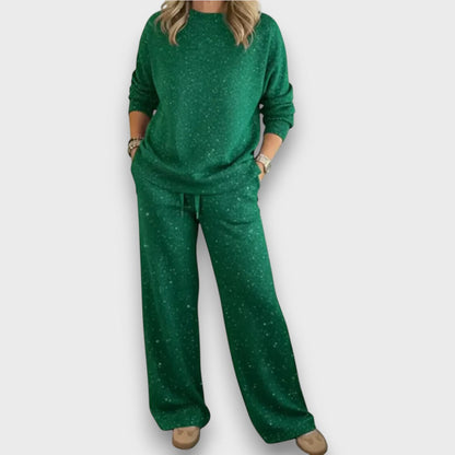 Women's Long Sleeve Lounge Set Pants - VibreMode