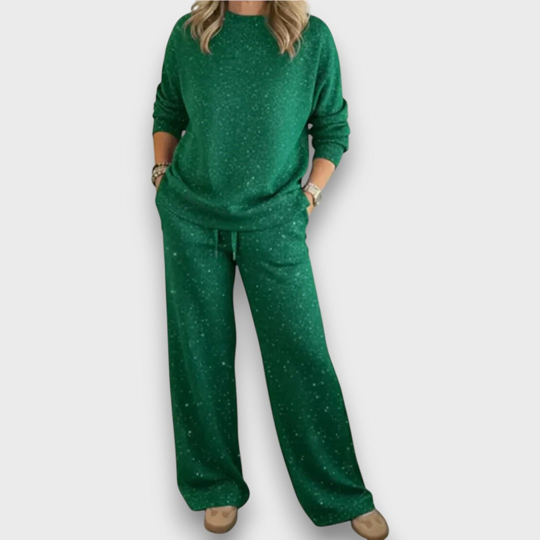 Women's Relaxed Two Piece Lounge Set - VibreMode