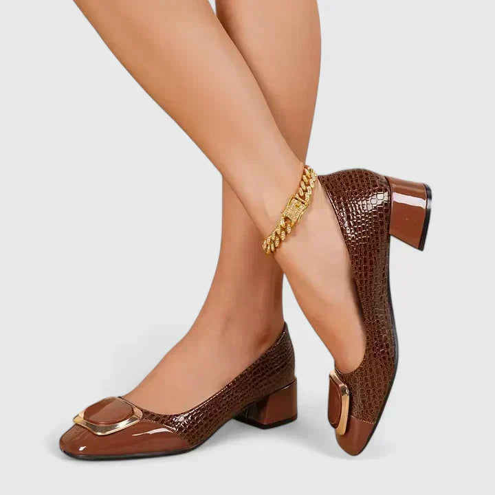 Women's Block Heels Closed-Toe Shoes