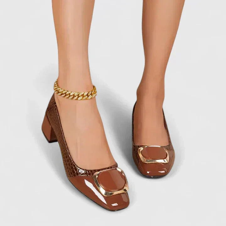 Women's Block Heels Closed-Toe Shoes