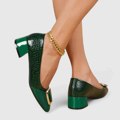 Women's Block Heels Closed-Toe Shoes