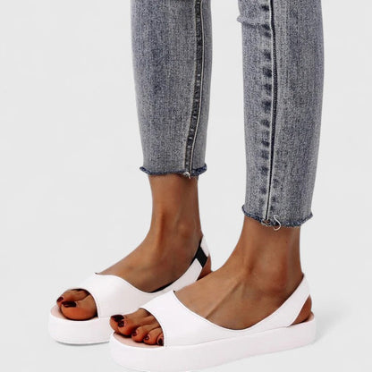 Women's Platform Wedge Sandals Open Toe Slingback