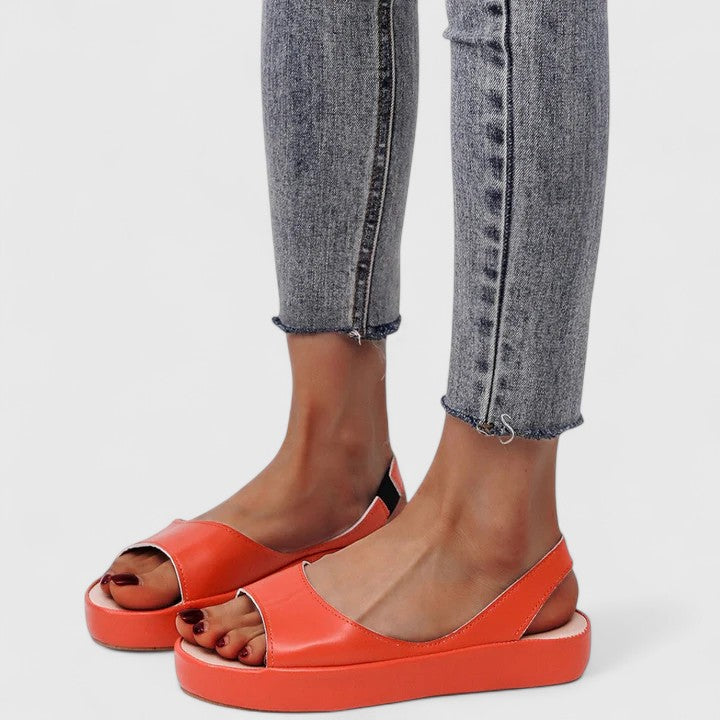 Summer Open Toe High Heel Slingback Sandals