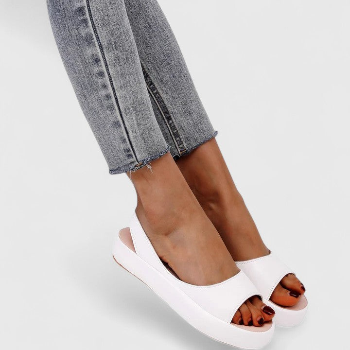 Women's Platform Wedge Sandals Open Toe Slingback