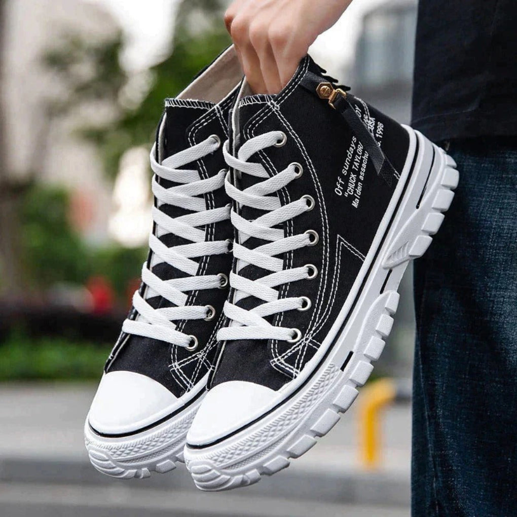 Men's Chunky Canvas High Sneakers