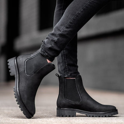 Women's Ankle Boots Chunky Lug Sole - VibreMode