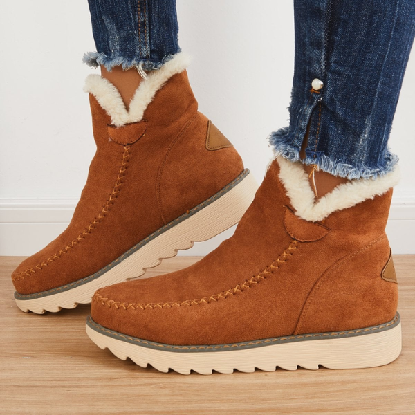 Women's Slip On Ankle Boots Lug Sole