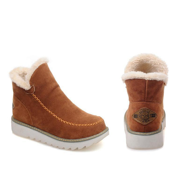 Women's Slip On Ankle Boots Lug Sole