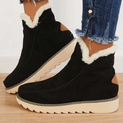 Women's Slip On Ankle Boots Lug Sole
