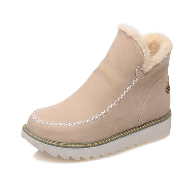 Women's Slip On Ankle Boots Lug Sole