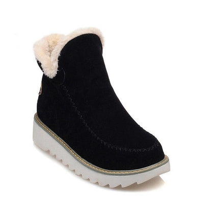 Women's Slip On Ankle Boots Lug Sole