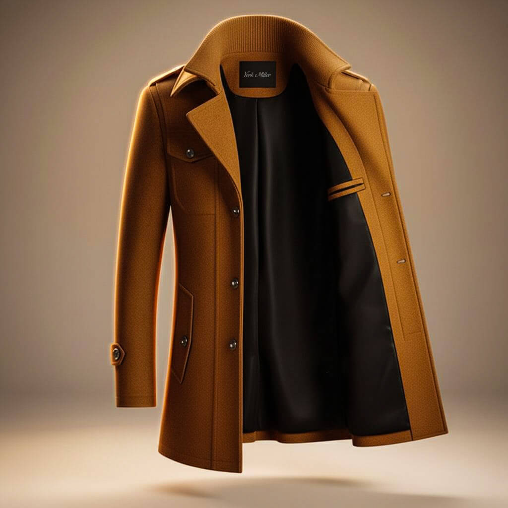 Matteo Men's Virgin Wool Overcoat