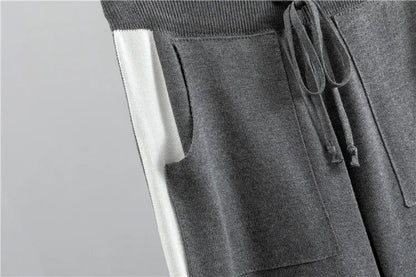 Women's Knit Tracksuit Long Sleeve and Jogger Pants