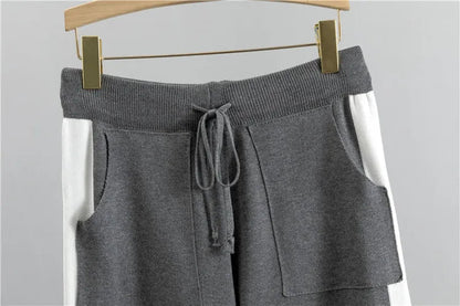 Women's Long Sleeve Tracksuit Adjustable Waist Pants