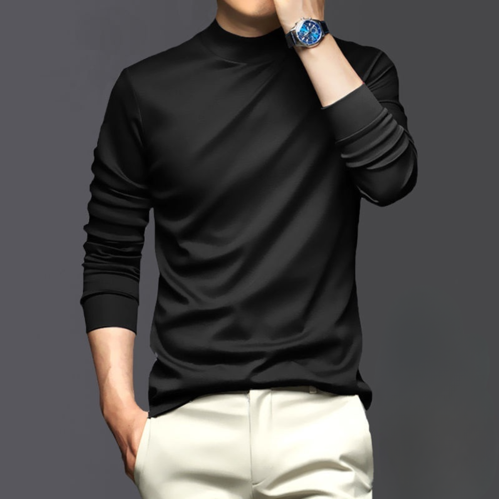 Men's Fitted Long Sleeve T-Shirt - VibreMode