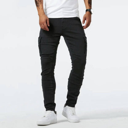 Image of Jayden | Men's Skinny Fit Cargo Trousers