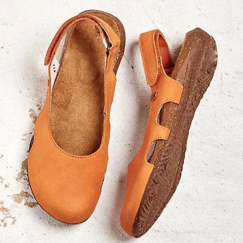 Women's Closed Toe Slingback Flats