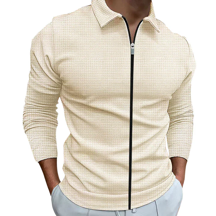 Image of Joel | Men's Zip Up Casual Shirt