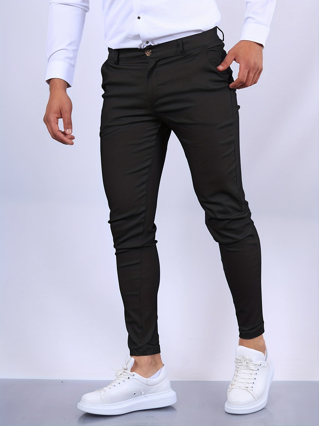 Men's Skinny Fit Chino Pants Stretch