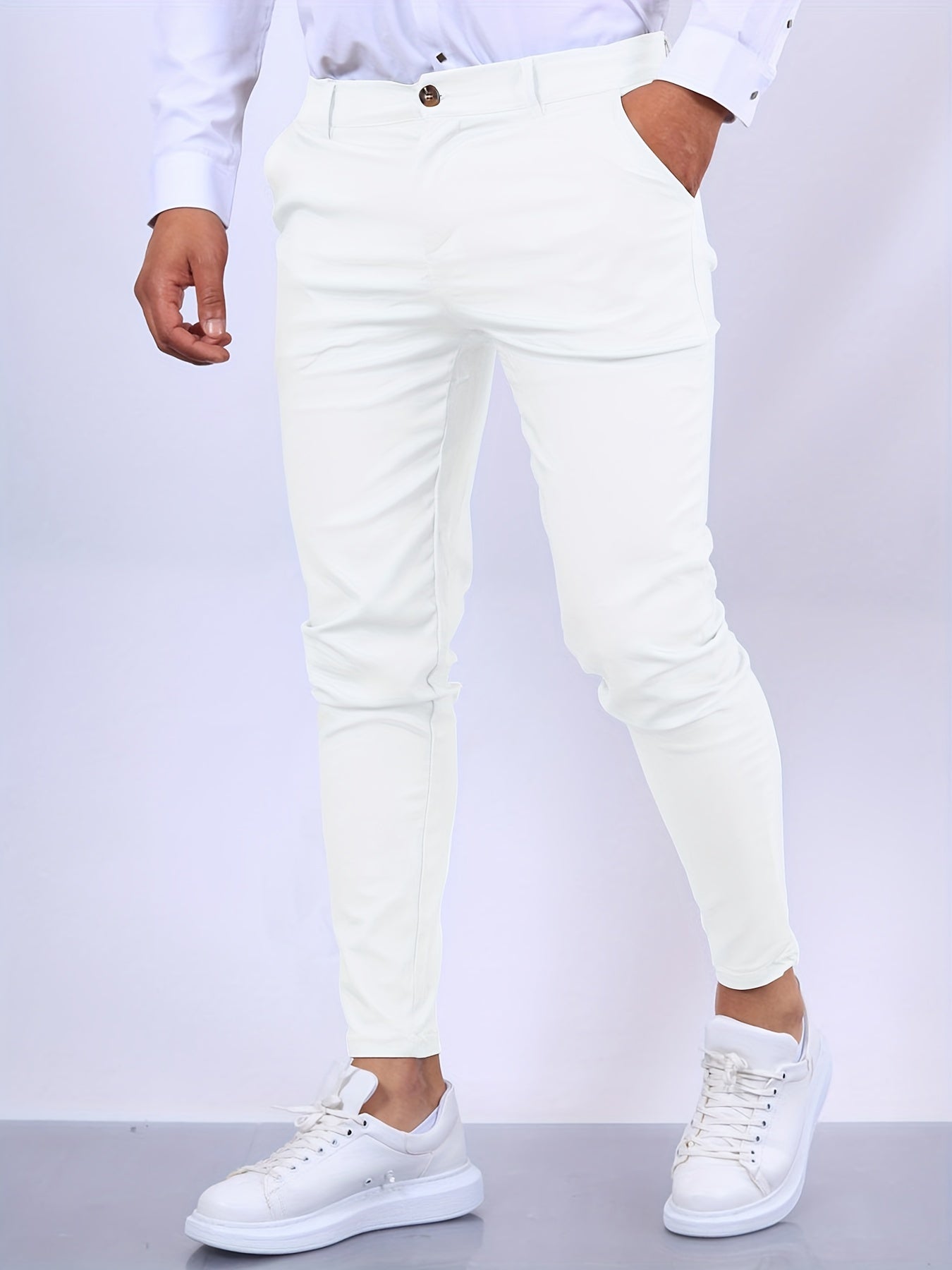 Men's Skinny Fit Chino Pants Stretch