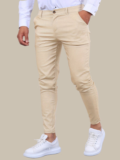 Men's Skinny Fit Chino Pants Stretch - VibreMode