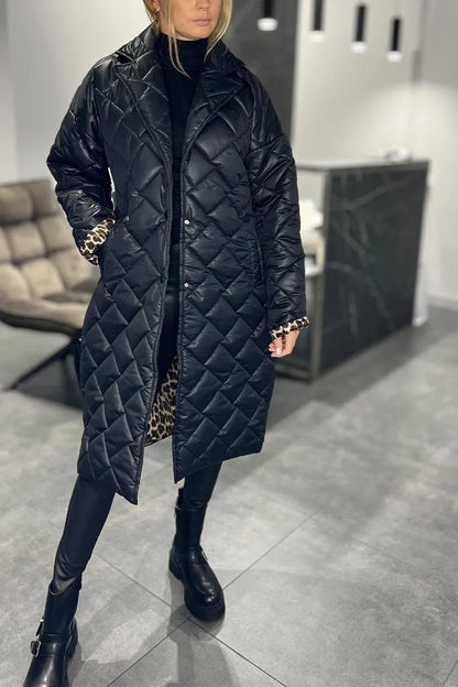 Reversible Quilted Women's Coat - VibreMode