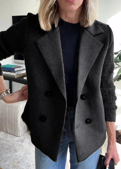 Women's Coat Structured Lapel Design