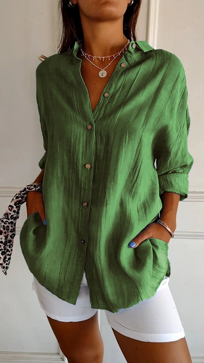 Women's Summer Button Front Shirt