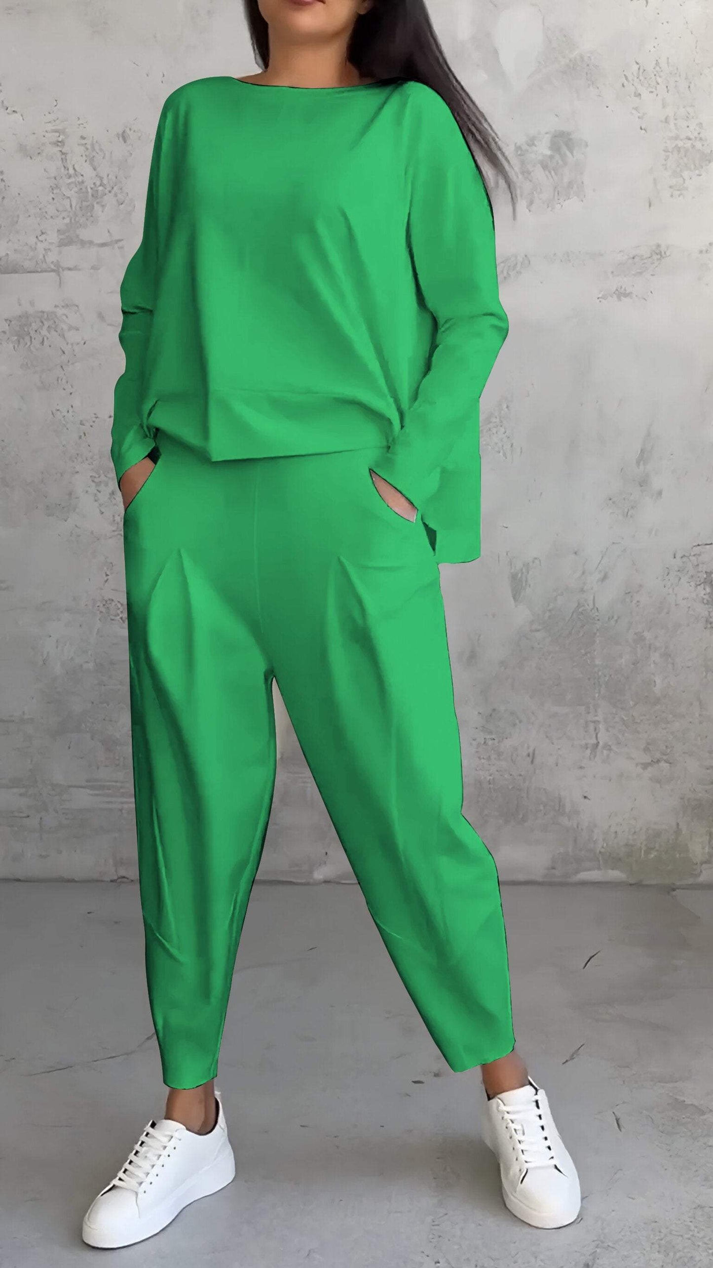 Comfy Women's 2 Piece Long Sleeve Loungewear Set