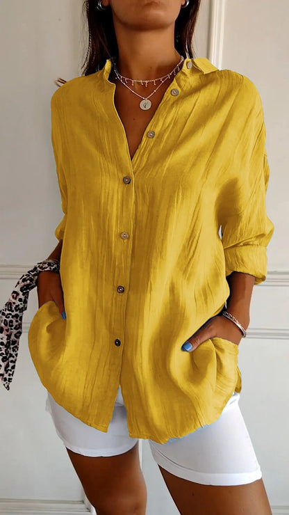 Women's Summer Button Front Shirt