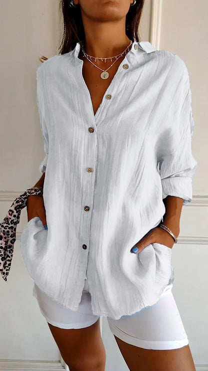 Women's Summer Button Front Shirt