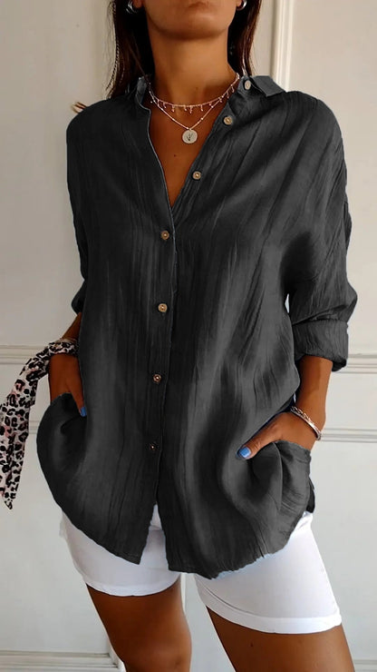 Women's Summer Button Front Shirt