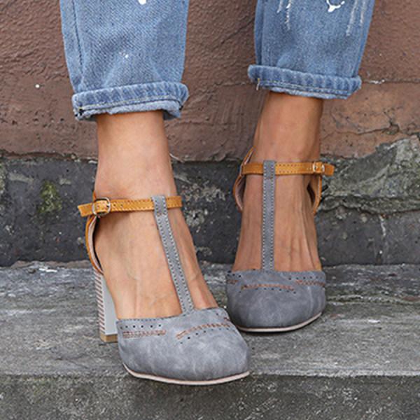 Women's T-Strap High Heels