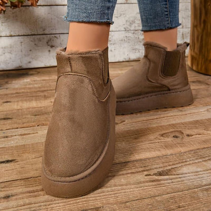 Women's Platform Slip-On Boots