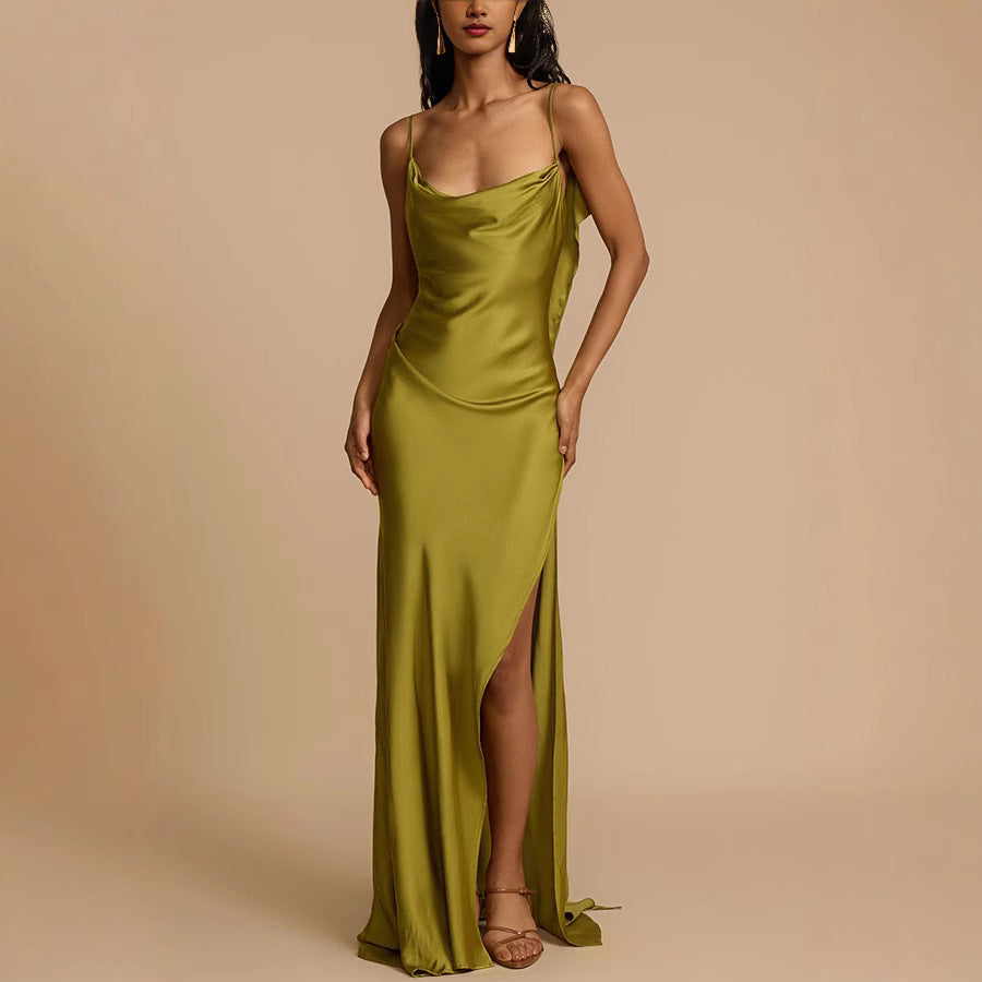 Women's Spaghetti Strap Maxi Dress - VibreMode