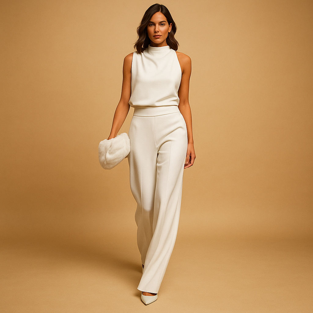 Women's Wide Leg Jumpsuit Chic