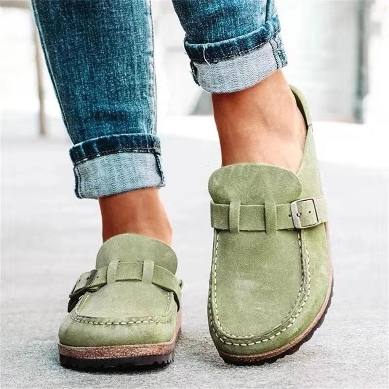 Image of Kara | Women's Slip-On Buckle Loafers