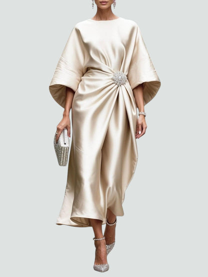 Women's Wrap Midi Dress