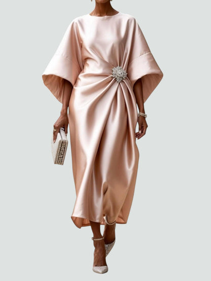 Women's Wrap Midi Dress