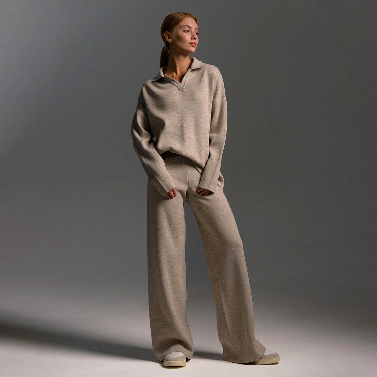 Women's Knitted Tracksuit - VibreMode