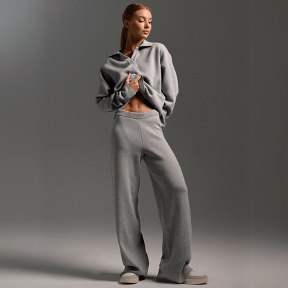 Women's Long Sleeve Wide Leg Tracksuit