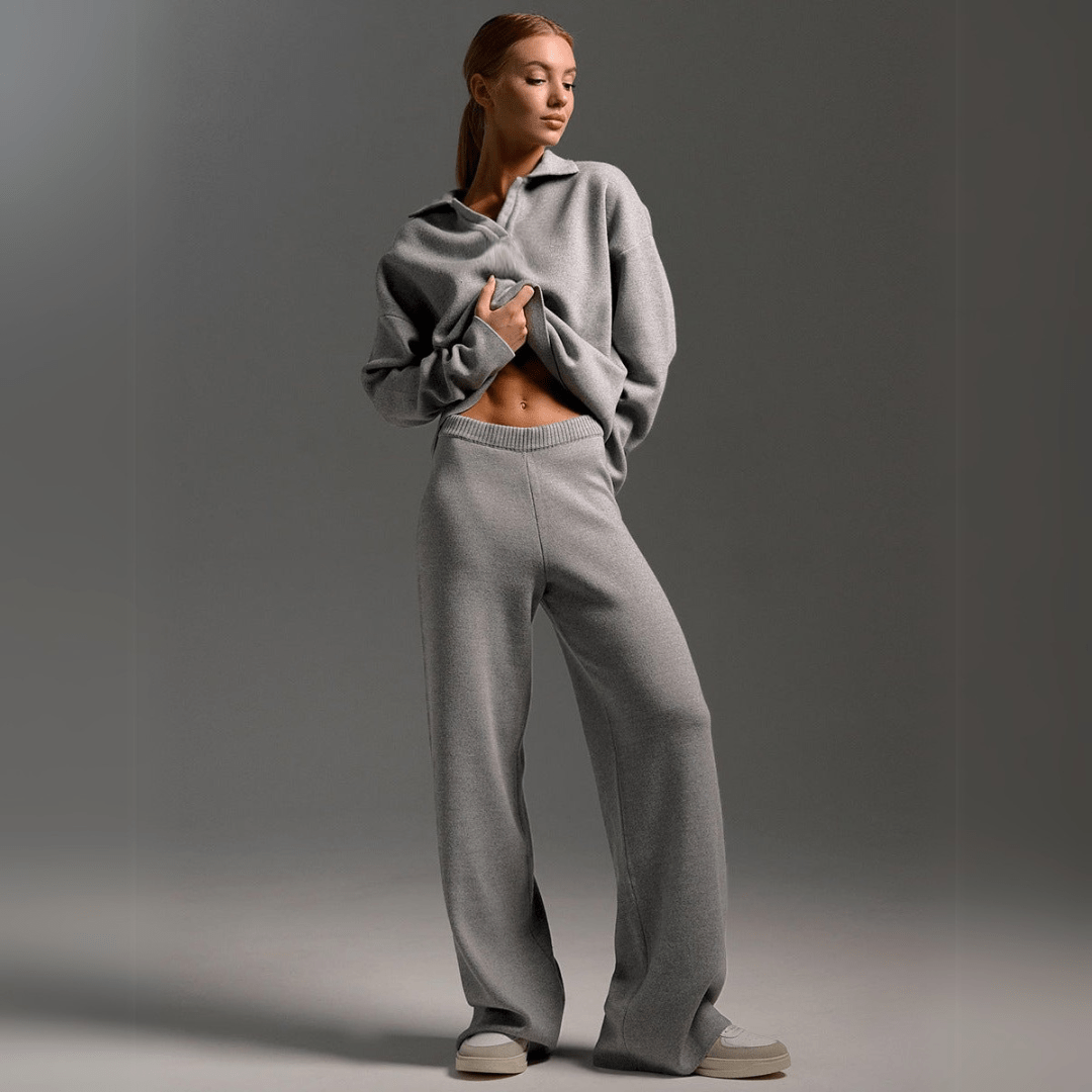 Women's Loose Fit Tracksuit Wide Leg Pants