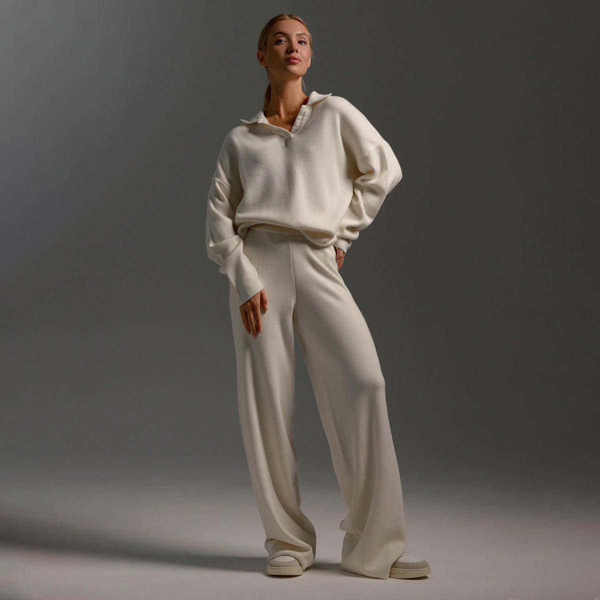 Women's Loose Fit Tracksuit Wide Leg Pants
