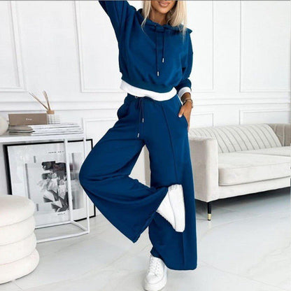 Women's Hooded And Pants Set