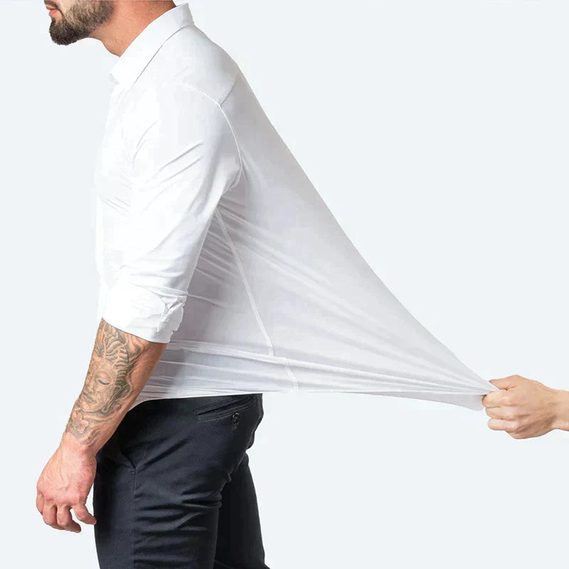 Image of Kurt | Men's Slim-Fit Button-Up Dress Shirt